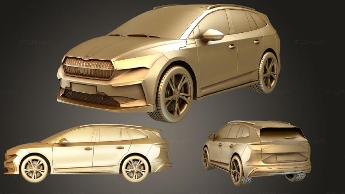 Автомобили и транспорт (Шкода Эньяк IV, CARS_3426) 3D модель для ЧПУ станка
